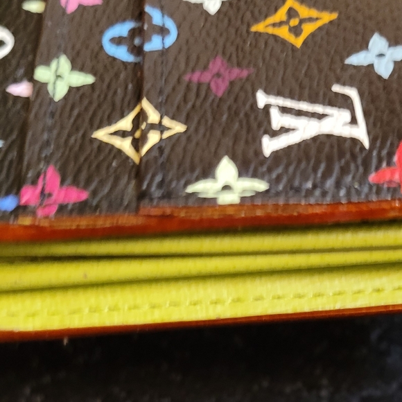 Louis Vuitton Monogram Multicolor Portefeuille Sarah Wallet Black - Picture 6 of 8